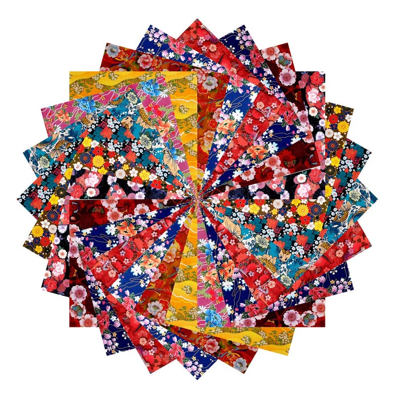 BB Bachmore Japanese Washi Origami Paper 500 Sheets, 10 Vivid Colors, Colors Make Colorful and Easy Origami,6 Inch Square Sheet, Papers, Arts and Crafts Projects (E-Book Included) - Image 5